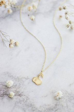 گردنبند نقره طلائی زنانه 925 عیار N!da Jewelry - کد 148623206