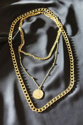 گردنبند جواهر طلائی زنانه کد 149271073