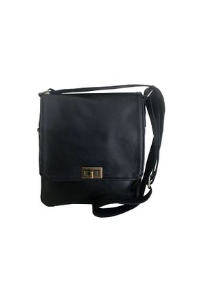 کیف پستچی مشکی زنانه چرم خالص Bag Ard - کد 147583304