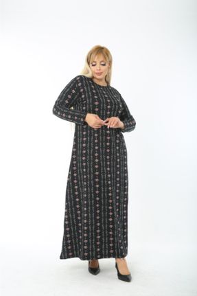 لباس مشکی زنانه پنبه (نخی) سایز بزرگ بافت کد 148296681