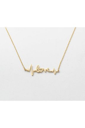 گردنبند نقره طلائی زنانه 925 عیار Nida Jewelry - کد 148247607