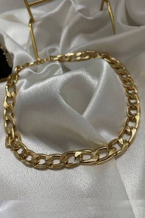 گردنبند جواهر زرد زنانه روکش طلا Crane Rose - کد 149129781