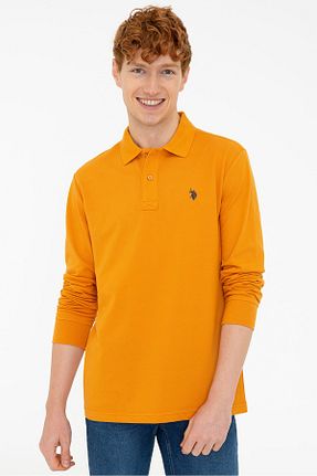 سوئیشرت زرد مردانه ساده U.S. Polo Assn. - کد 150163066