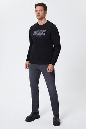 سوئیشرت مشکی مردانه ساده Lee Cooper - کد 150756619