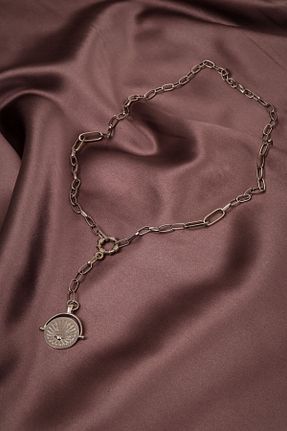 گردنبند جواهر زنانه روکش طلا Süspüs Accessories - کد 151345863