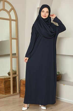 لباس حجاب سرمه ای زنانه رگولار medipek - کد 277647321
