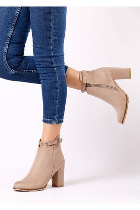 بوت / نیم بوت قهوه ای زنانه جیر FORS SHOES - کد 151035804