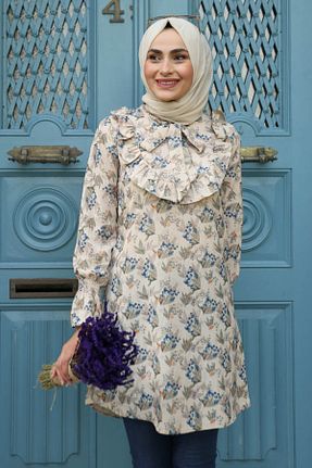 تونیک حجاب آبی زنانه Feiza Collection - کد 151065963