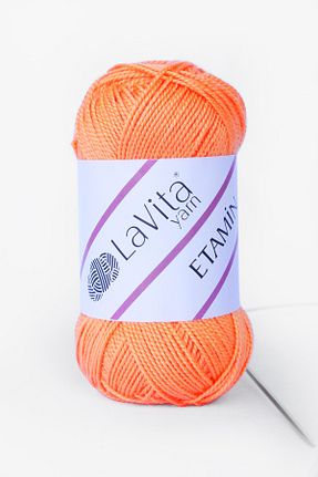 نخ بافندگی نارنجی LaVita Yarn - کد 121976768