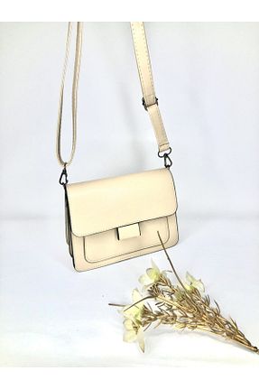 کیف دوشی زرد زنانه چرم مصنوعی truvabags - کد 147764284