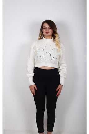 پلیور سفید زنانه ساده retro butik - کد 150108199