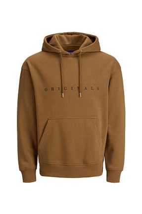 سوئیشرت قهوه ای مردانه چاپی Jack & Jones - کد 52858506