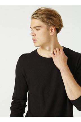 سوئیشرت مشکی مردانه ساده Lee Cooper - کد 52858521