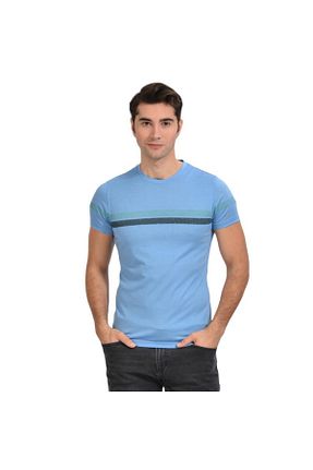 تیشرت آبی مردانه رگولار Woolnat - کد 44818265