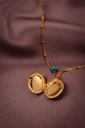 گردنبند جواهر طلائی زنانه روکش طلا کد 151493108
