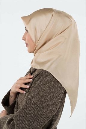 روسری نارنجی 90 x 90 ALLURİNG - کد 153058404