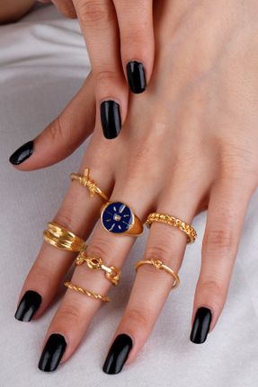 انگشتر جواهر طلائی زنانه کد 119954878