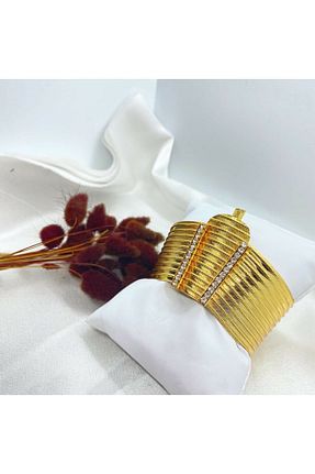 دستبند جواهر طلائی زنانه زیرکن Genel Markalar - کد 42608242