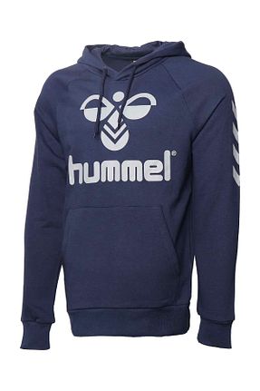 سوئیشرت سرمه ای مردانه چاپی hummel - کد 141197707