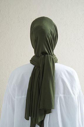 روسری خاکی پنبه ای Gülsoy - کد 96835433