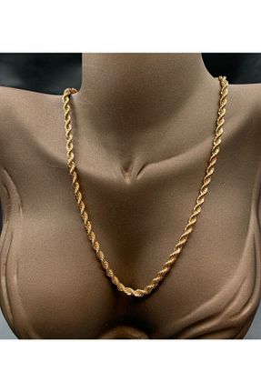 گردنبند استیل ( فولاد ) طلائی زنانه استیل (فولاد) barisiva gold - کد 151994300