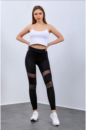ساق شلواری مشکی زنانه بافتنی Eris Moda - کد 100295579