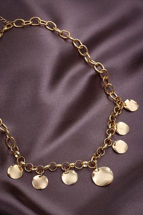گردنبند جواهر طلائی زنانه روکش طلا Süspüs Accessories - کد 153009696