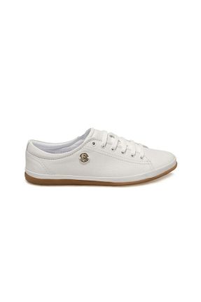 کفش اسنیکر سفید زنانه چرم اصل U.S. Polo Assn. - کد 153925827