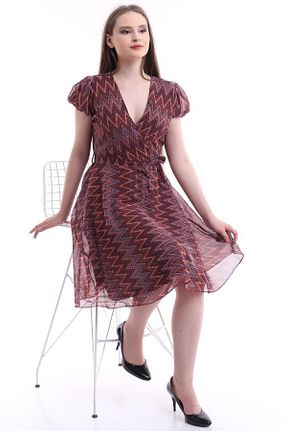 لباس زرشکی زنانه بافتنی Ottawe - کد 155765662