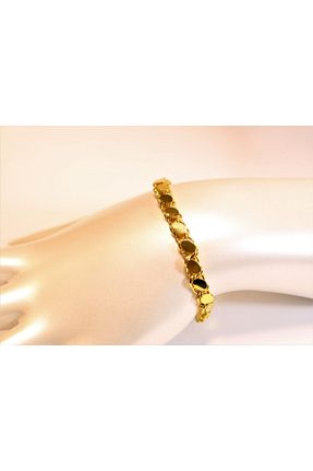 دستبند طلا زرد زنانه 8 عیار Güler Kuyumculuk - کد 56442950