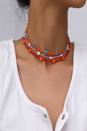 چوکر نارنجی İsabella Accessories - کد 56806287