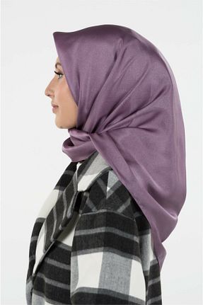 روسری بنفش 90 x 90 ALLURİNG - کد 154409895