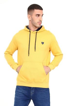 سوئیشرت زرد مردانه ساده Rey Polo - کد 154292715