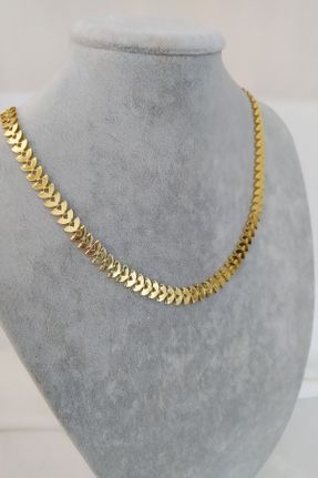 گردنبند جواهر طلائی زنانه روکش طلا کد 154031065