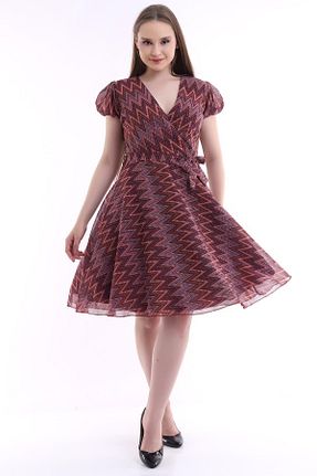 لباس زرشکی زنانه بافتنی Ottawe - کد 155765662