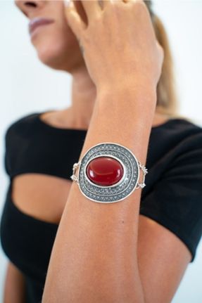 دستبند جواهر زنانه روکش نقره کد 142818972
