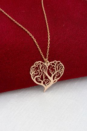 گردنبند نقره صورتی زنانه 925 عیار Silver And Silver - کد 156702909