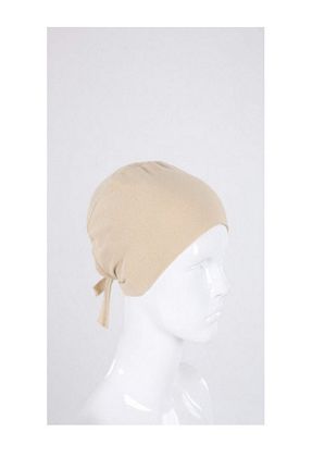 کلاه شنای حجاب بژ زنانه BEYAZ DÜŞ - کد 157200789