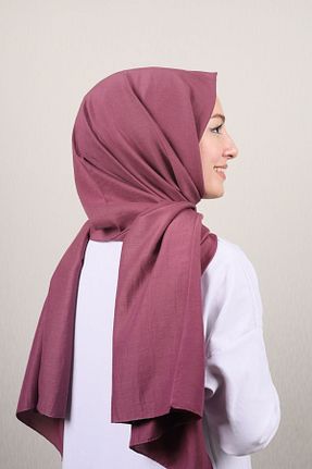 روسری صورتی پنبه ای Hint İpek - کد 157613197
