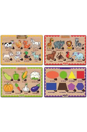 پازل بچه گانه چوب minİQ toys - کد 156551426