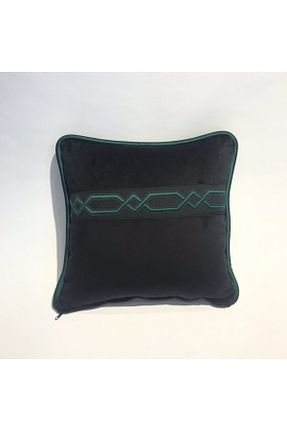 کوسن و روکش کوسن مشکی مخمل PİANTE DEKOR - کد 157477118