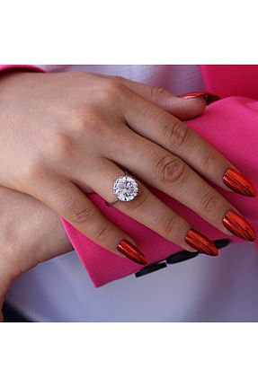 انگشتر نقره زنانه زیرکن Takı Boom - کد 157561675