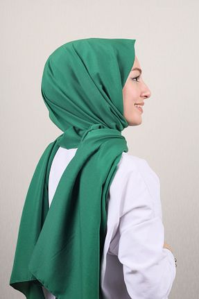 روسری سبز پنبه ای Hint İpek - کد 157827477