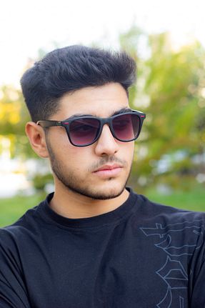 عینک آفتابی مشکی مردانه UV400 By Donetto - کد 157518317