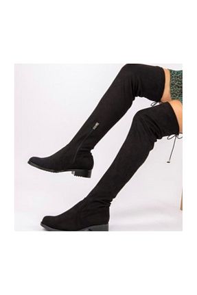 چکمه مشکی زنانه جیر HAVVA SHOES - کد 155937919