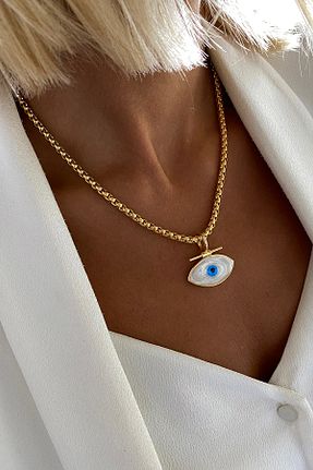 گردنبند جواهر طلائی زنانه روکش طلا Bonnjerra Jewellery - کد 152821318