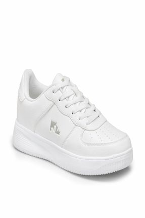 کفش کژوال سفید مردانه پاشنه کوتاه ( 4 - 1 cm ) پاشنه ساده کد 45320297
