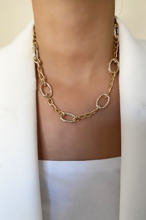 گردنبند جواهر طلائی زنانه کد 157810327