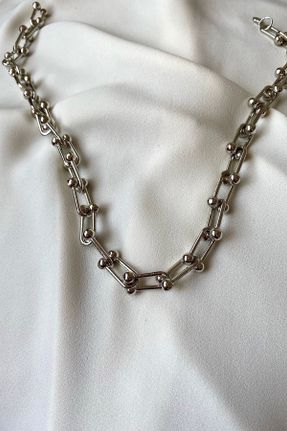 گردنبند جواهر زنانه روکش طلا کد 157913087