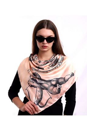 شال صورتی زنانه پلی استر SEDDEN - کد 68980728
